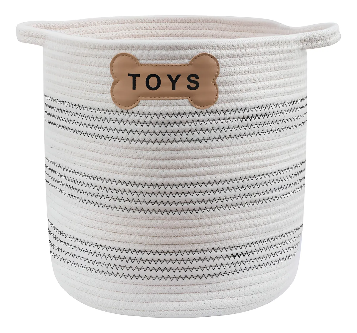 Almacenamiento Organizador Zigzag Blanco para Juguetes de Perros y Gatos | Diseño Moderno y Funcional para Mascotas