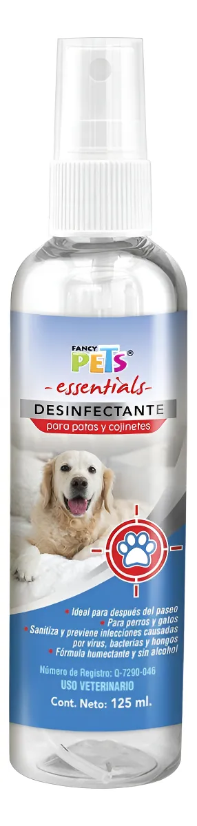 Desinfectante para Patas y Cojinetes de Perros y Gatos: Limpieza Segura e Higiene Profunda para Mascotas, Fórmula Suave y Efectiva para el Bienestar Animal