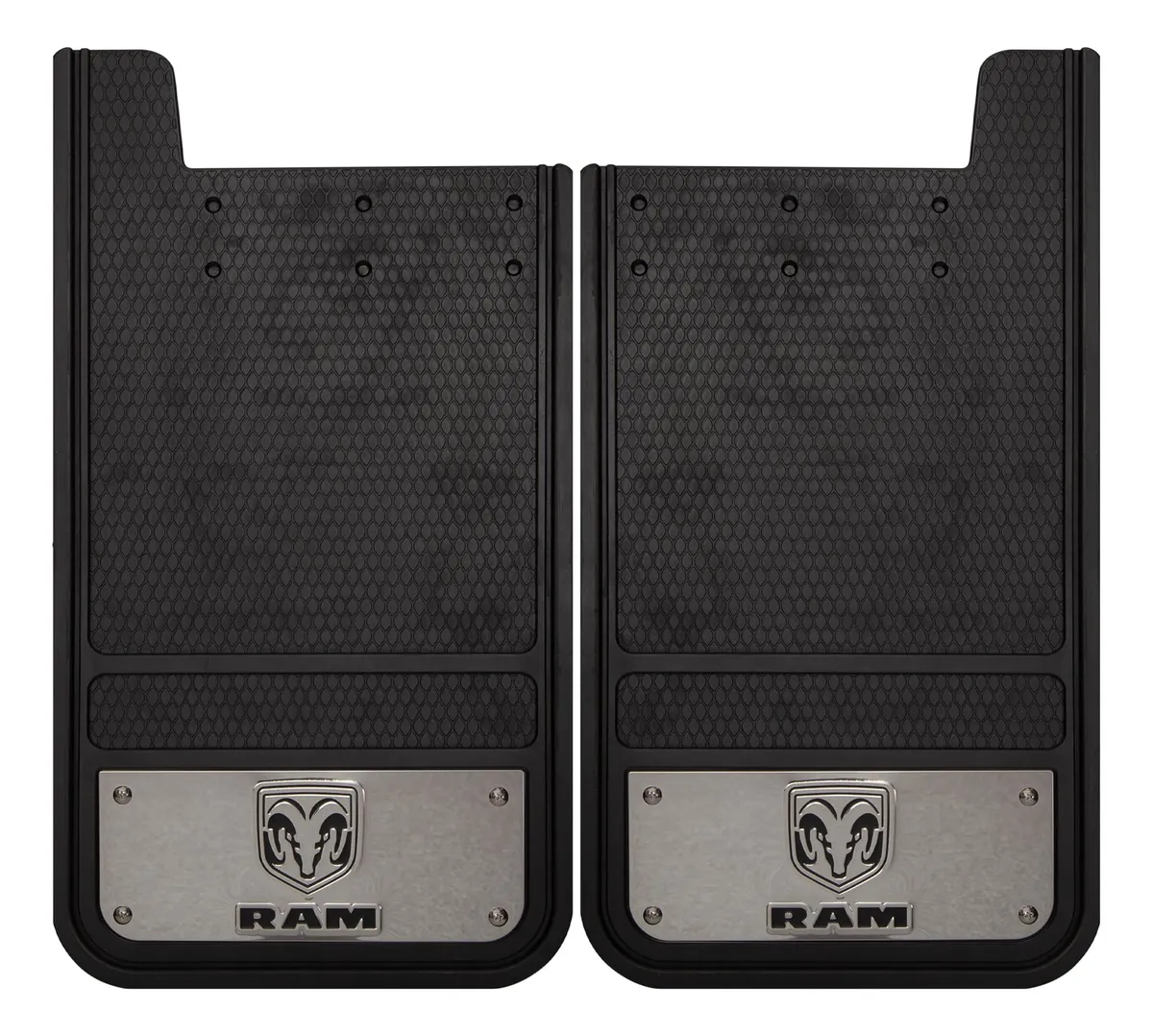 Protectores de Lodo Traseros Universales 12x23 Pulgadas Negro - Protección Resistente contra Suciedad y Agua - Accesorios Esenciales para Vehículos