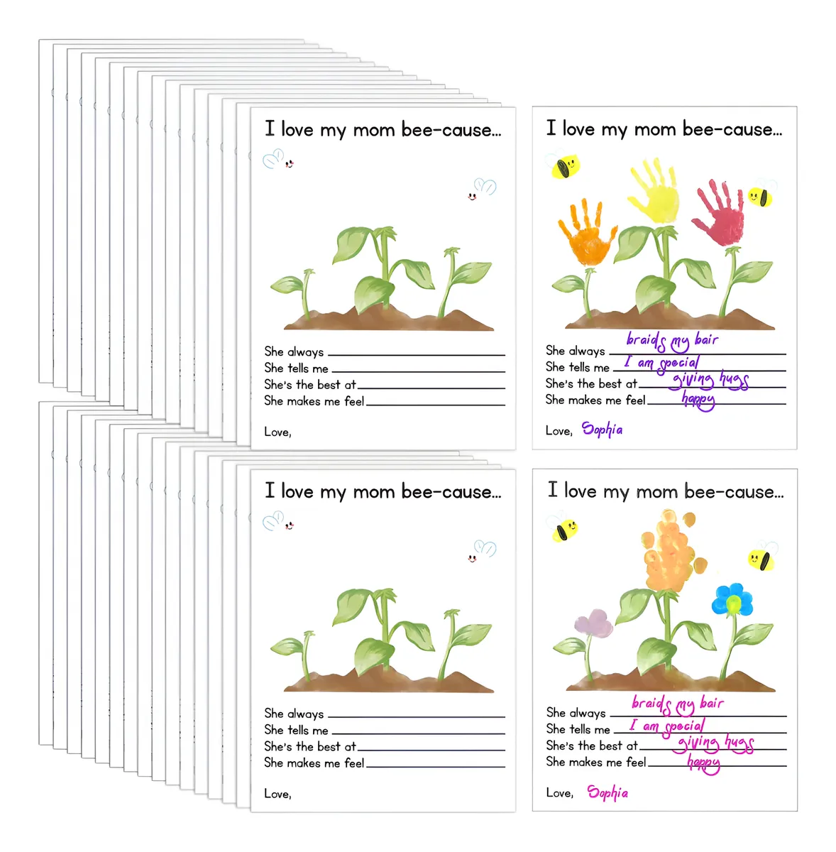 30 Manualidades Día de la Madre para Niños - Tarjetas Imprescindibles y Creativas - Pack Digital Descargable - Ideal para Sorprender a Mamá