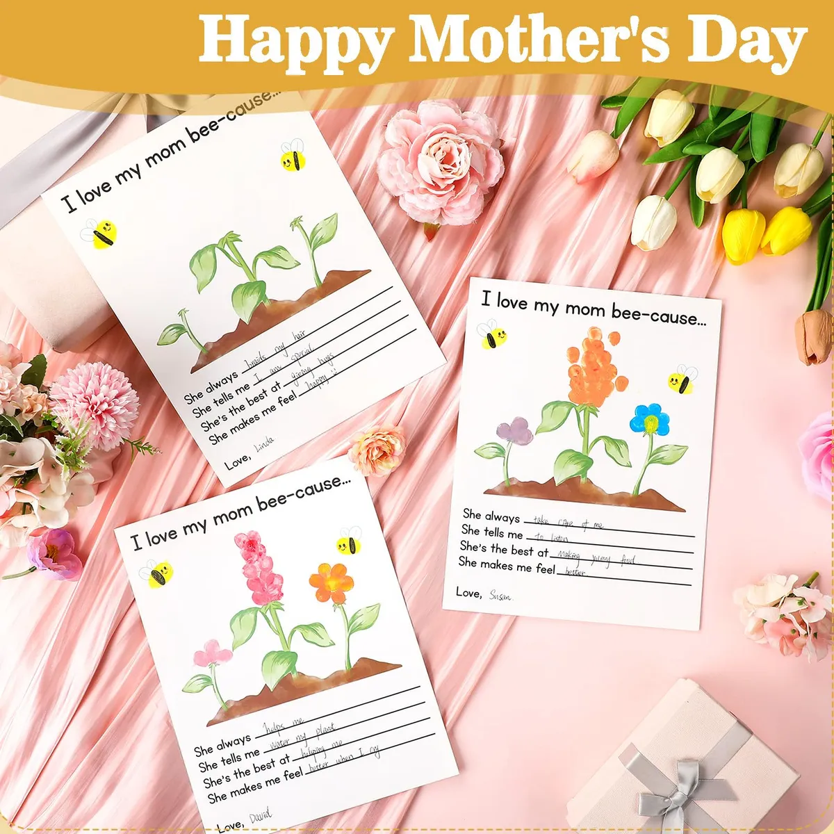 30 Manualidades Día de la Madre para Niños - Tarjetas Imprescindibles y Creativas - Pack Digital Descargable - Ideal para Sorprender a Mamá - Image 3