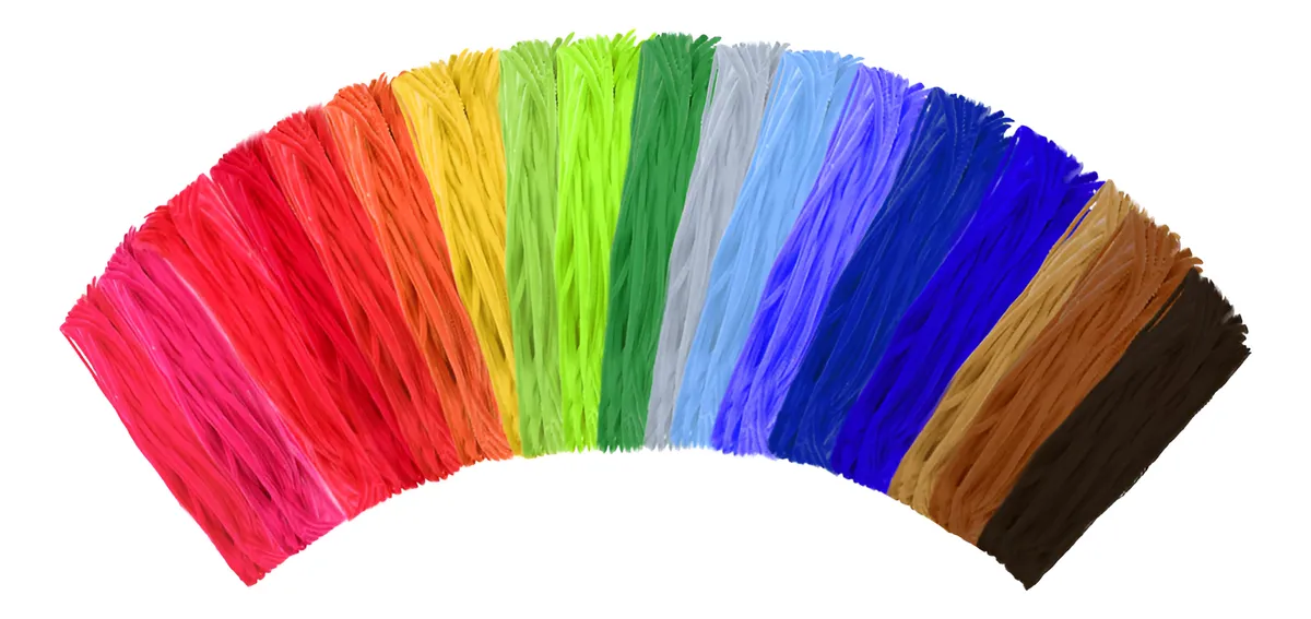 1000 Limpiadores de Tuberías Multiusos para Manualidades y Proyectos Creativos | Alambre Flexible para Manualidades | Variedad de 25 Colores Vibrantes