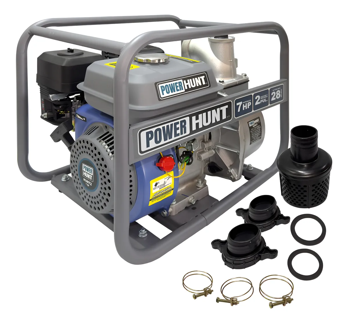 Motobomba de Agua Autocebante 7 HP para Riego Agrícola - Potente y Eficiente para Sistemas de Cultivo - Bomba de Agua Sumergible con Alta Capacidad de Flujo - Solución Profesional para Fincas y Huertos