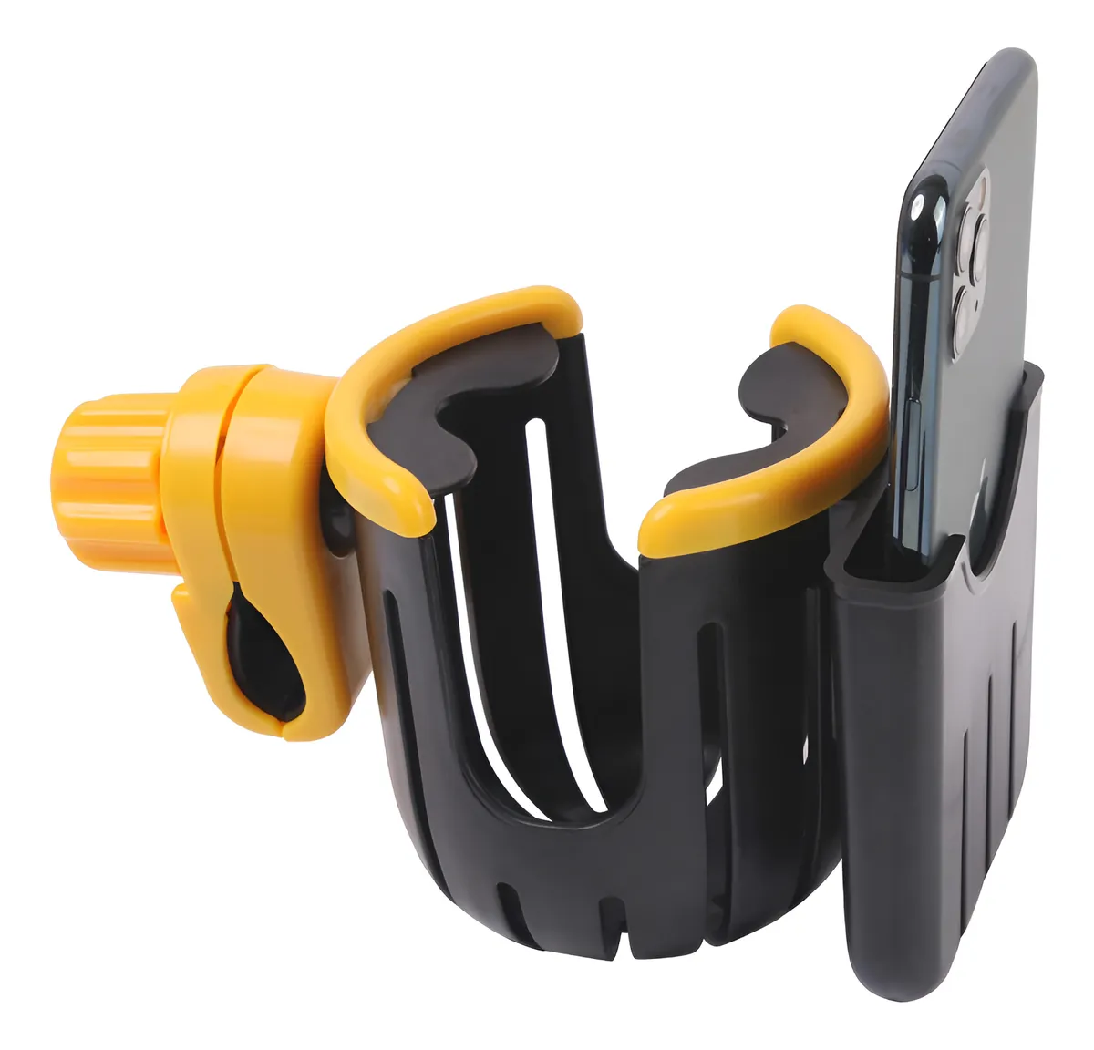 Portavasos Universal para Carriola de Bebé Ruiseñor - Accesorio Práctico y Resistente para Paseos - Diseño Elegante para Cochecitos - Color Negro