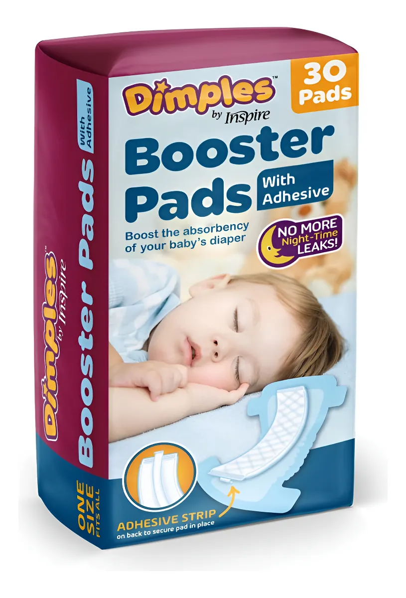 30 Unidades de Almohadillas Refuerzo para Pañales: Máxima Absorción y Comodidad para Bebés | Protege la Piel Sensible