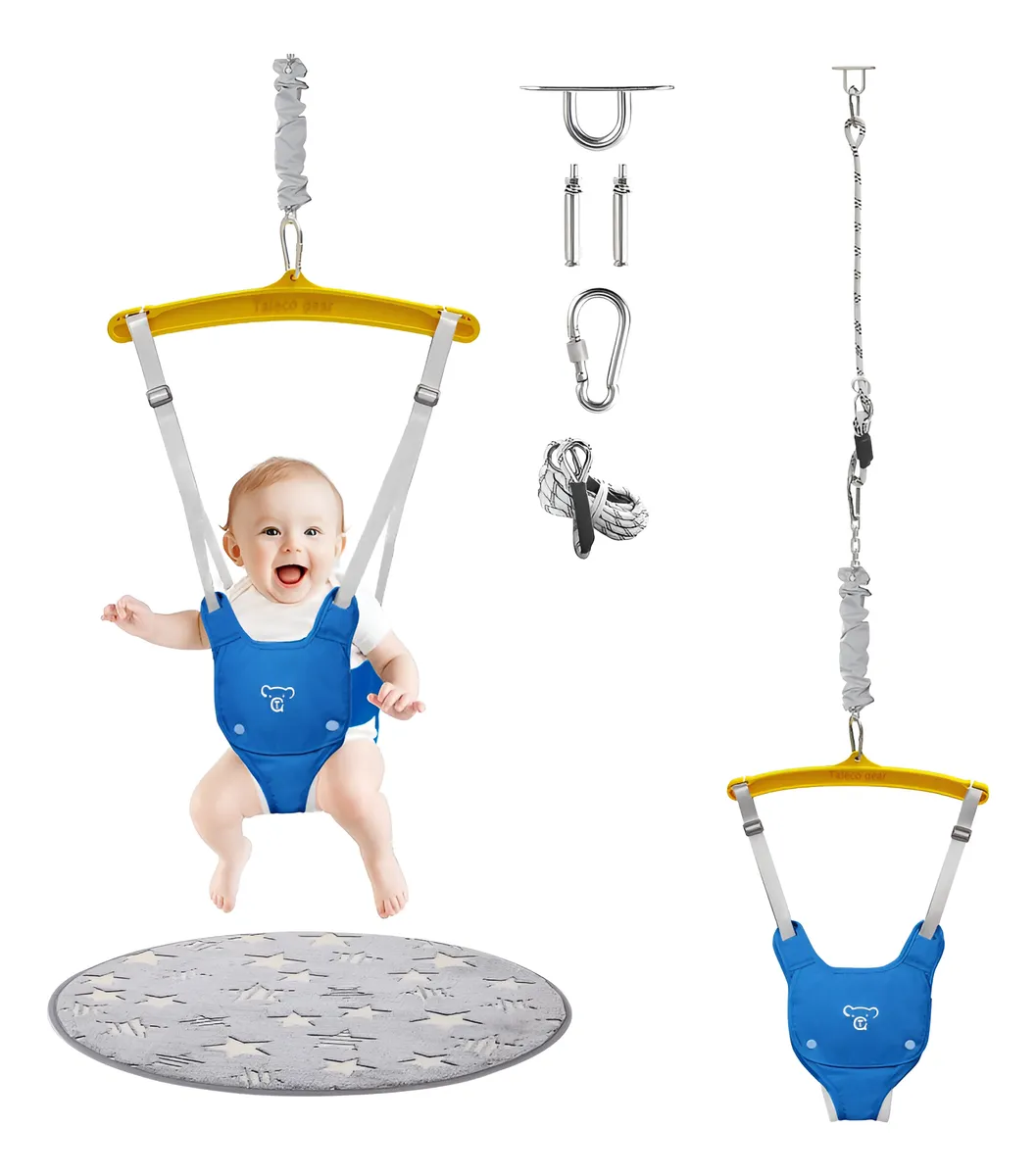 Jersey de Bebé Tejido a Mano para Cuna o Moisés | Puente de Puerta Ajustable | Accesorios de Dormitorio Infantil Color [Especificar Color]