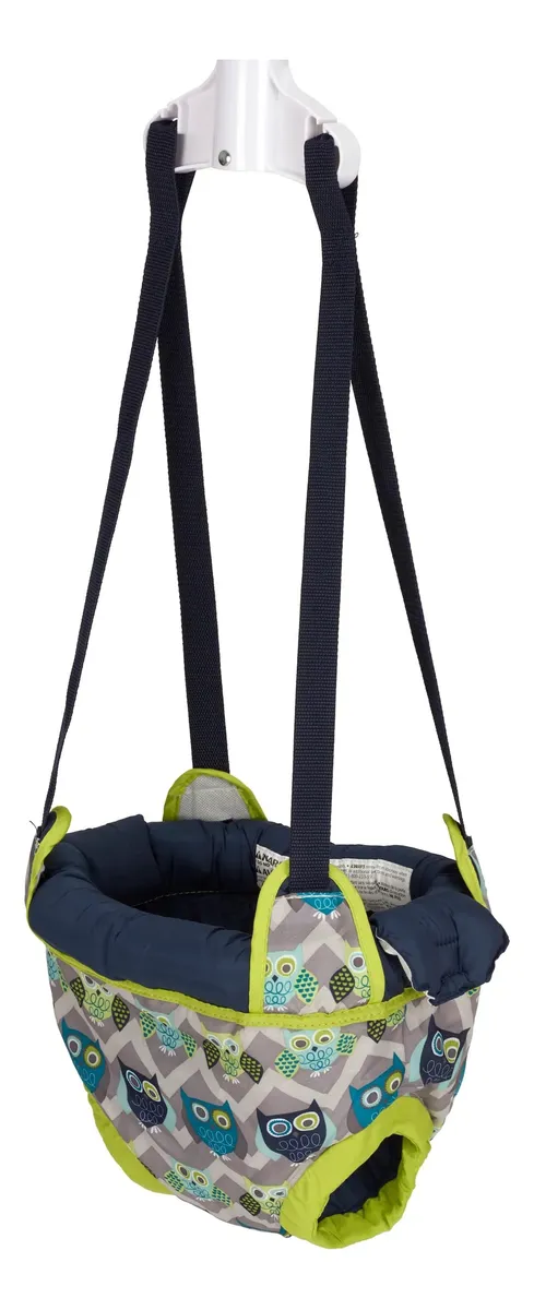 Brincador Evenflo Exersaucer Door Jumper Búho: Diversión Segura y Estimulación para Bebés, Fácil de Instalar, Diseñado para el Desarrollo Infantil, Color Búho