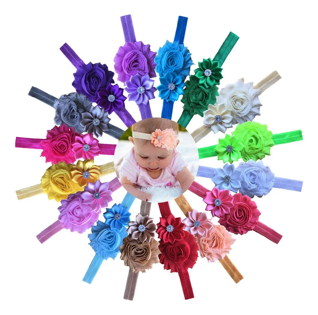 16 Diademas para Bebé Niña - Accesorios para el Pelo Perfectos para Cada Día - Set de Colección Colorido y Divertido para Peinados Adorables