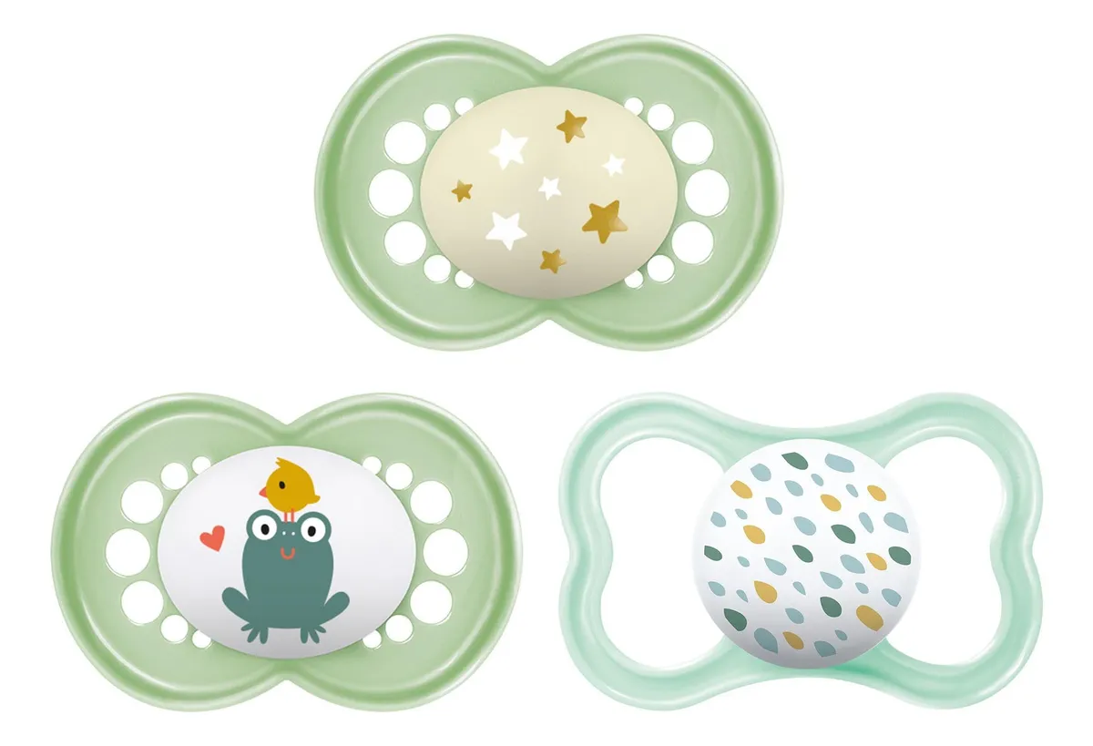 Chupete Unisex para Bebés +16 Meses: Pack Variado, Diseño Cómodo y Seguro para el Desarrollo Oral - Colores Alegres para Niños y Niñas