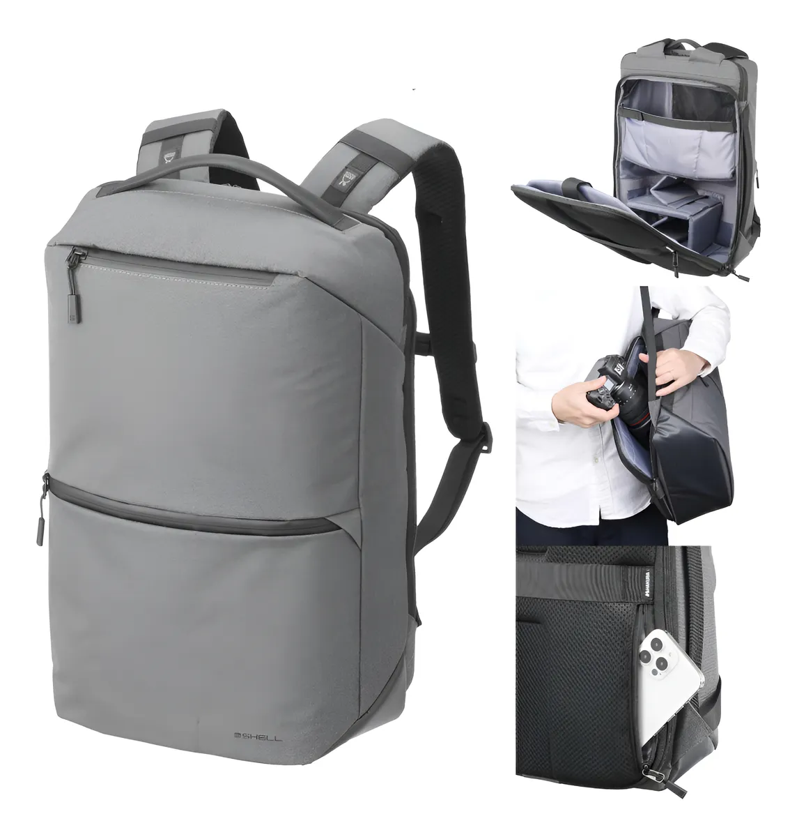 Bolsa para Cámara Hakuba G05 Plus Shell City Az - Protección Superior para Tu Equipo Fotográfico Compacto | Resistente y Elegante | Color Azul