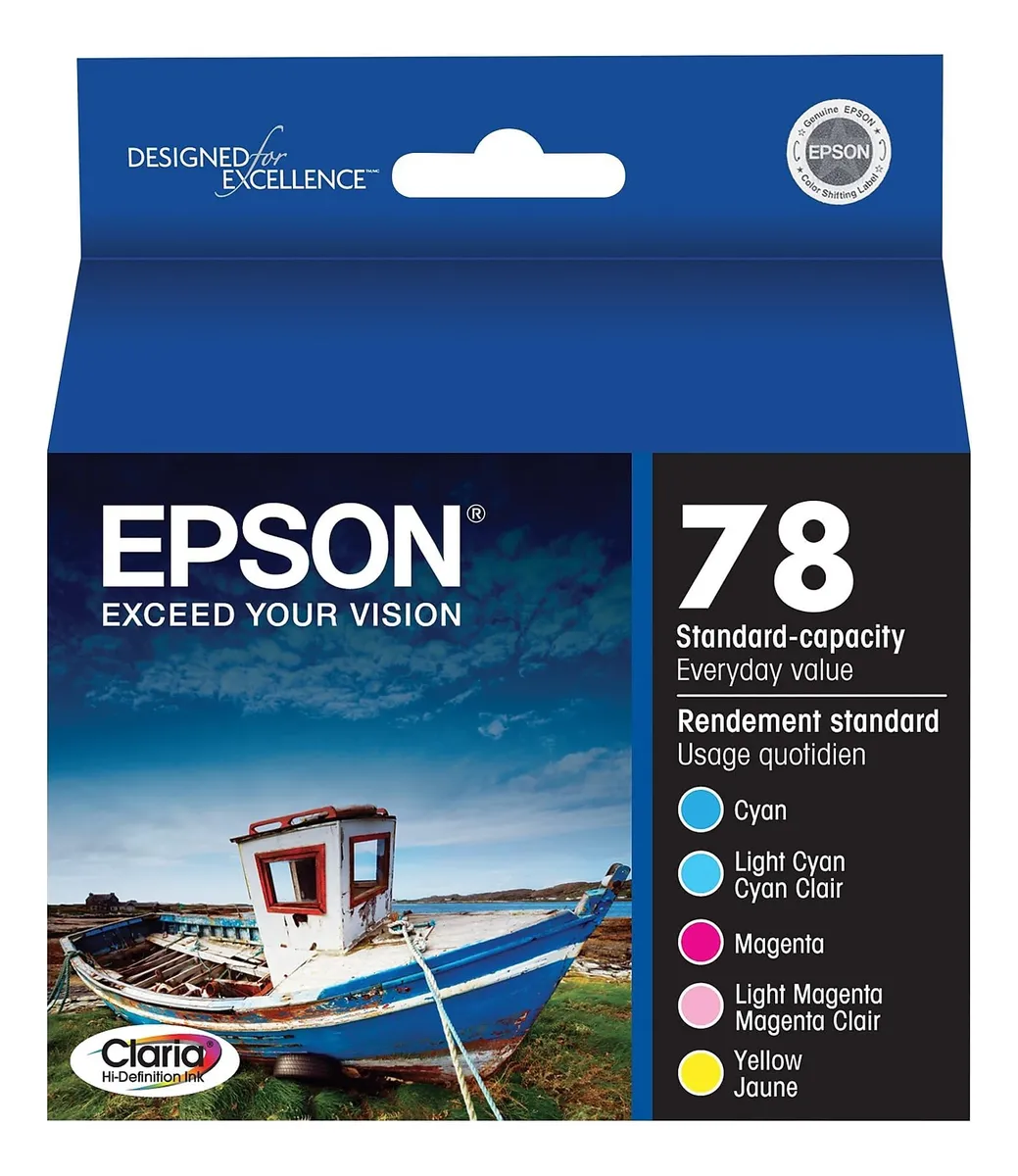 Tinta Magenta Epson T200320 Original para Impresoras Epson Serie XP, L y WorkForce | Alto Rendimiento y Colores Vibrantes | Cartucho Estándar
