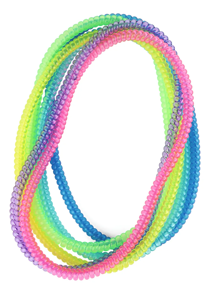Pack 6 Collares Sensoriales Elásticos para Masticar - Juguete Terapéutico para Niños y Niñas - Alivio Ansiedad y Estimulación Oral