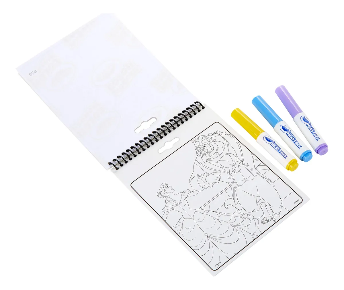Libro De Colorear Mágico Reutilizable – Pizarra De Agua Para Niños 2-3 Años, 14 Páginas Y 12 Lápices, Regalo De Arte Portátil