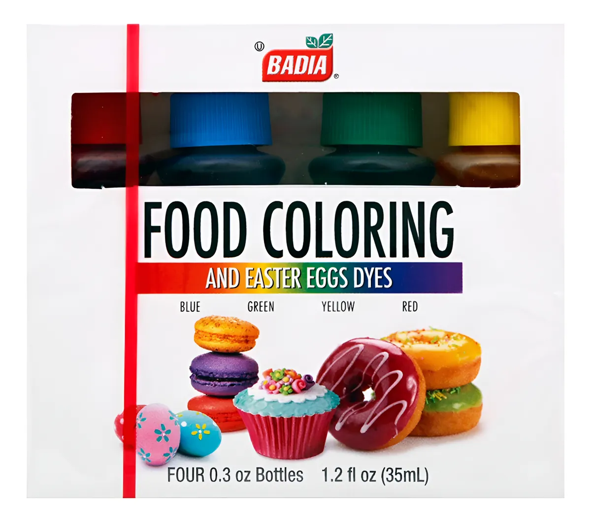 Colorante Alimentario para Huevos de Pascua - Caja con 4 Piezas - Colores Vibrantes para Decoración - Ideal para Celebraciones y Manualidades Infantiles
