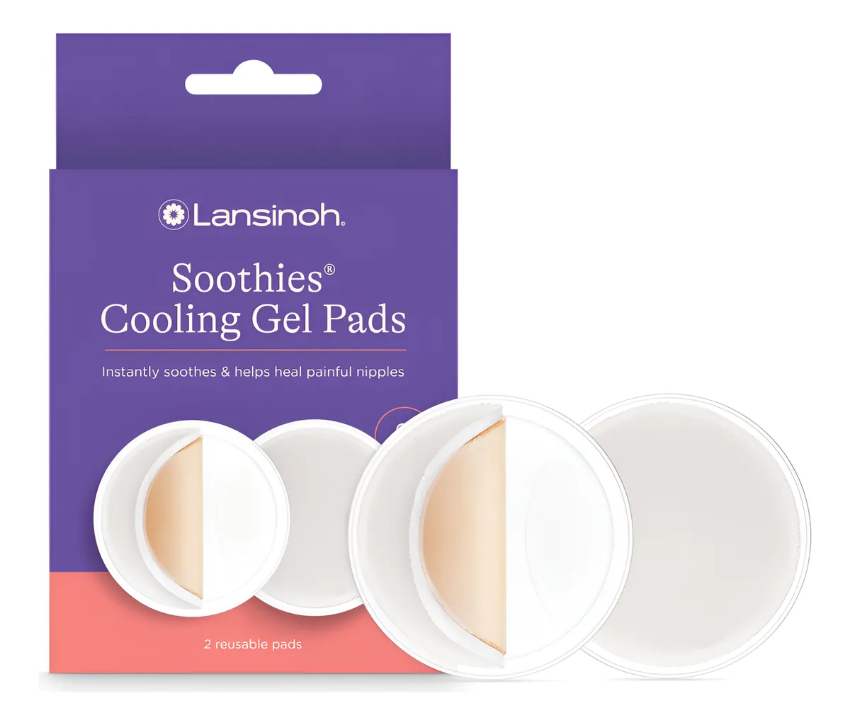 Almohadillas de Gel Refrescantes para Pezones - Alivio Suave para Pezones Doloridos o Irritados | Reutilizables y Lavables | Varios Colores