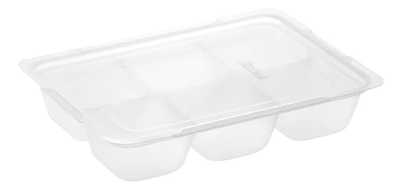 Bandeja Congelación Alimentos Bebé 6 Unidades | Silicona Flexible Sin BPA | Porciones Individuales | Fácil Limpieza | Ideal Purés y Leche Materna