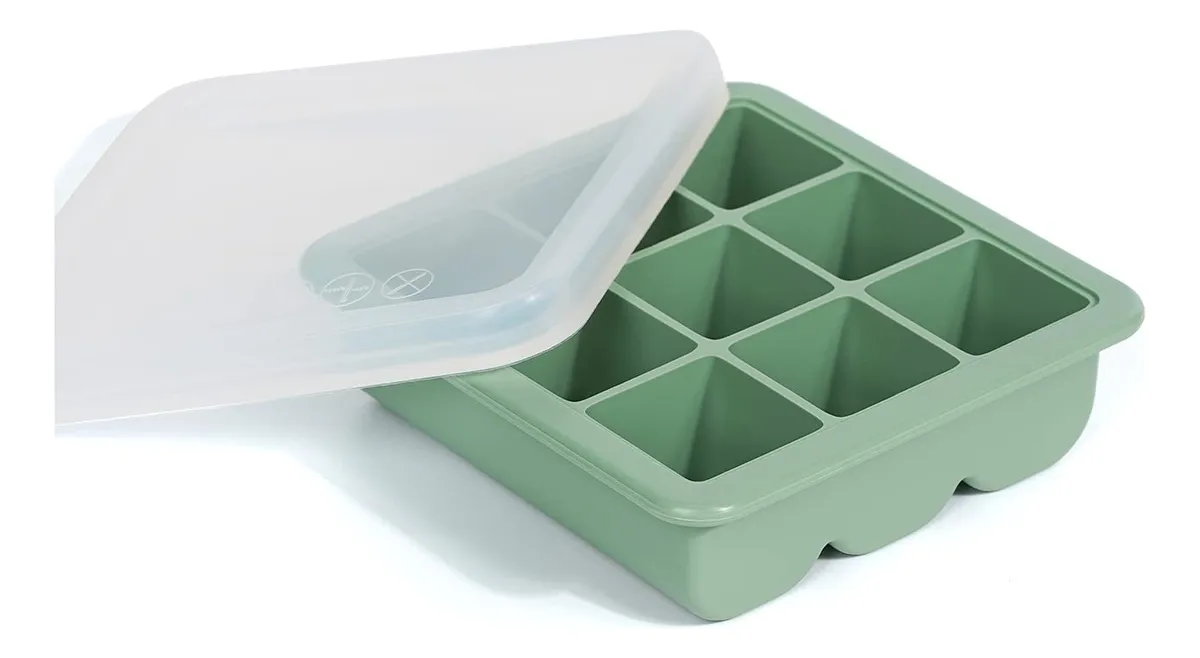 Bandeja Congeladora Comida Bebé y Leche Materna | Congela Porciones Perfectas | Ideal Preparación Alimentos Infantiles | Reutilizable y Segura | Varios Colores Disponibles