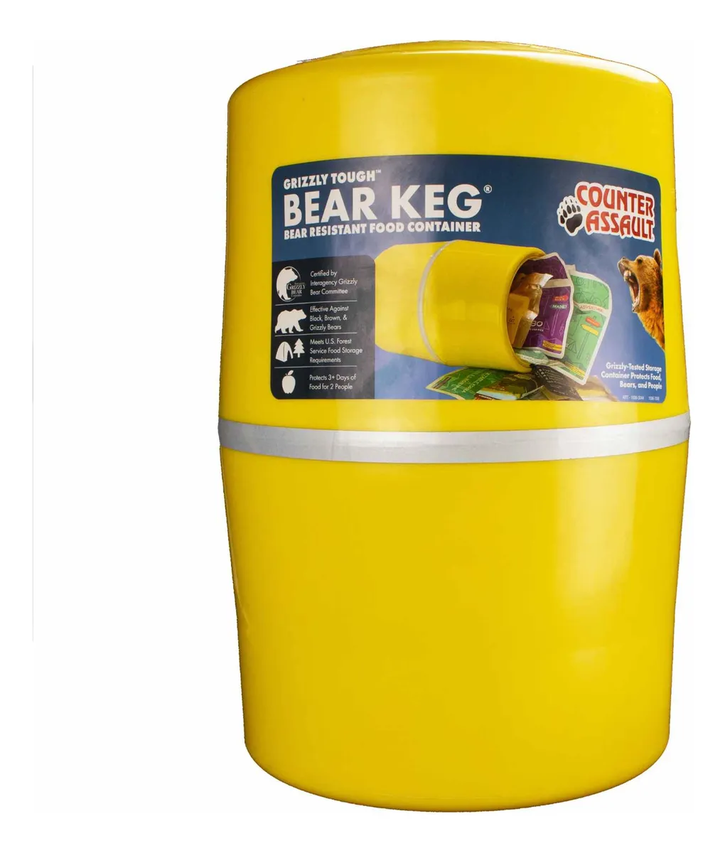 Keg Resistente A Osos Para Alimentos - Protección Robusta y Segura para Exteriores | Almacenamiento Anti-Oso Alimentario