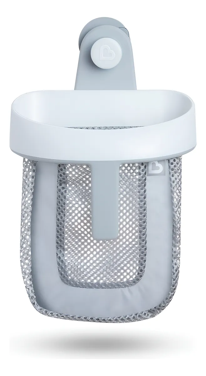 Almacenamiento Colgante para Juguetes de Baño | Secado Rápido | Diseño Moderno Gris | Organiza y Decora tu Baño