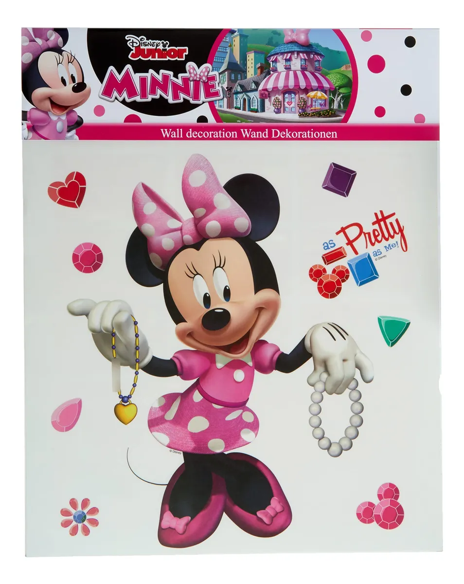 Adhesivo de Pared Disney Mickey Mouse Autoadhesivo Extraíble y Reutilizable | Decoración Infantil Fácil | 1 Pieza