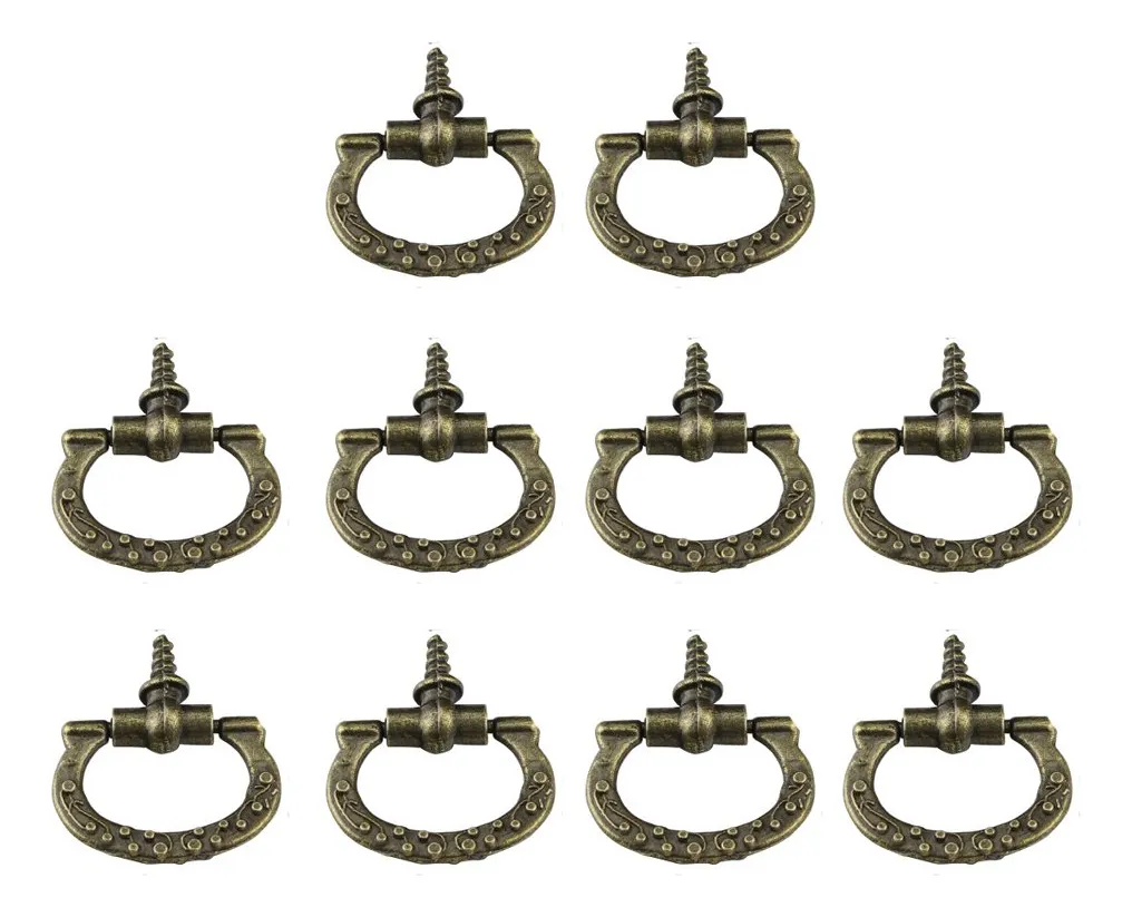 10 Mini Tornillos Autoperforantes Bronce para Cajones y Gabinetes | Fijación Segura y Duradera | Ideal para Muebles y Reparaciones