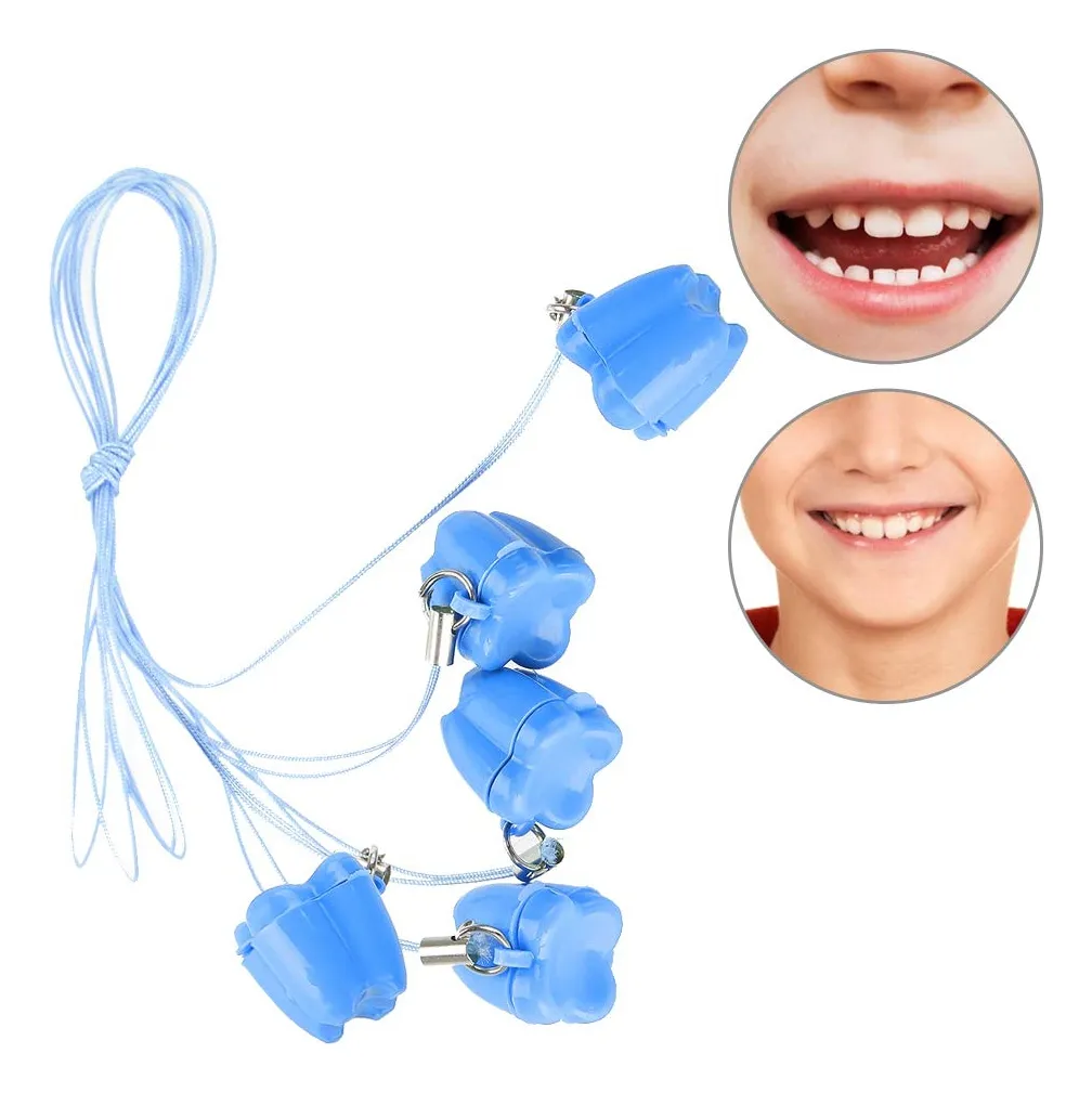 Dientes Traqueteantes De Cuerda – Juguete De Dientes Que Muerden Y Se Mueven, Anti-estrés Para Adultos Y Niños
