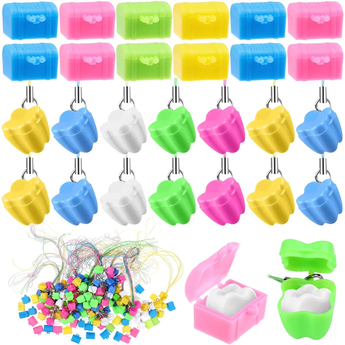 Collares De Protección De Dientes Coloridos Con Caja De Alma