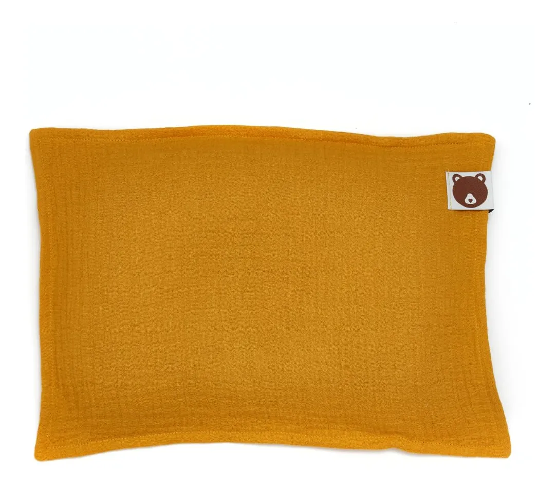 Almohada Ecológica para Bebé Ergonómica Transpirable Hipoalergénica para un Sueño Seguro y Saludable