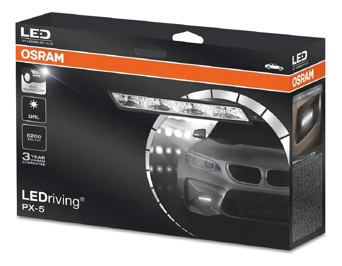 Luz Diurna LEDriving PX-5 LED OSRAM: Iluminación Automotriz de Máximo Rendimiento y Durabilidad | Homologada y Eficiente