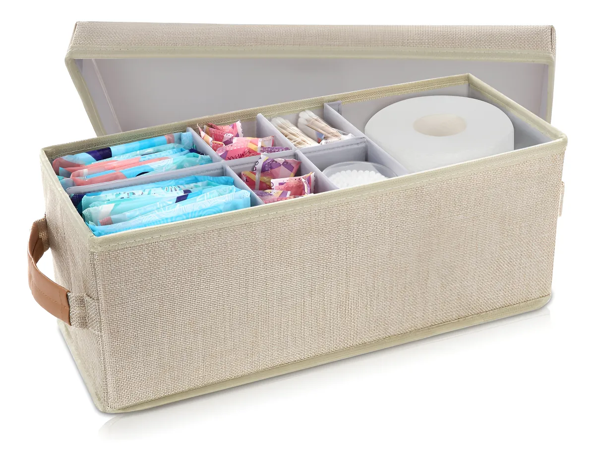Organizador de Baño para Tampones Femeninos | Soporte Elegante y Discreto | Ideal para Almacenamiento de Higiene Íntima | Diseño Moderno | Versátil y Práctico