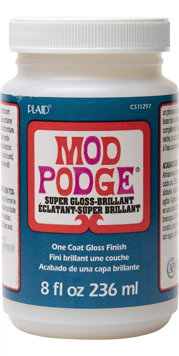 Mod Podge Brillo Súper Grueso para Sellado y Acabado de Manualidades y Proyectos Creativos - 236ml