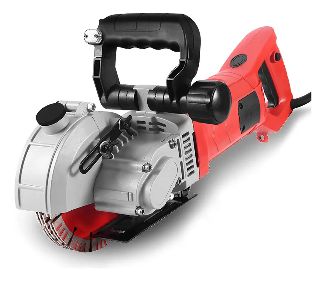 Cortador de Canales Hormigón Kimtem K133 4800W 110V con Láser Infrarrojo - Máquina Ranuradora Profesional para Construcción | Precisión y Potencia