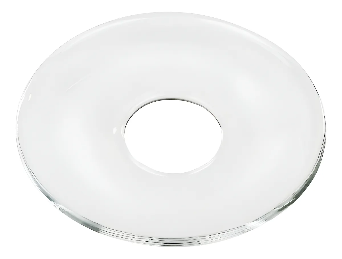 12 Velas de Vidrio Doblado para Anillos de Vela, Bobeches Redondos Elegantes y Duraderos para Decoración de Eventos y Hogar