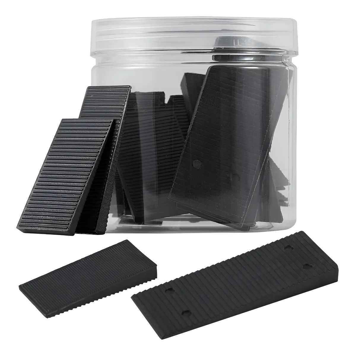 24 Pack Cuñas Plásticas Multifuncionales para Muebles - Nivelación y Estabilización Segura - Solución Universal Antideslizante para Hogar y Oficina